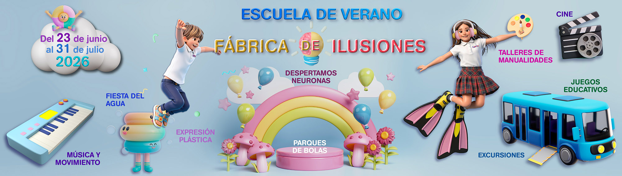 cartel escuela de verano montepinar